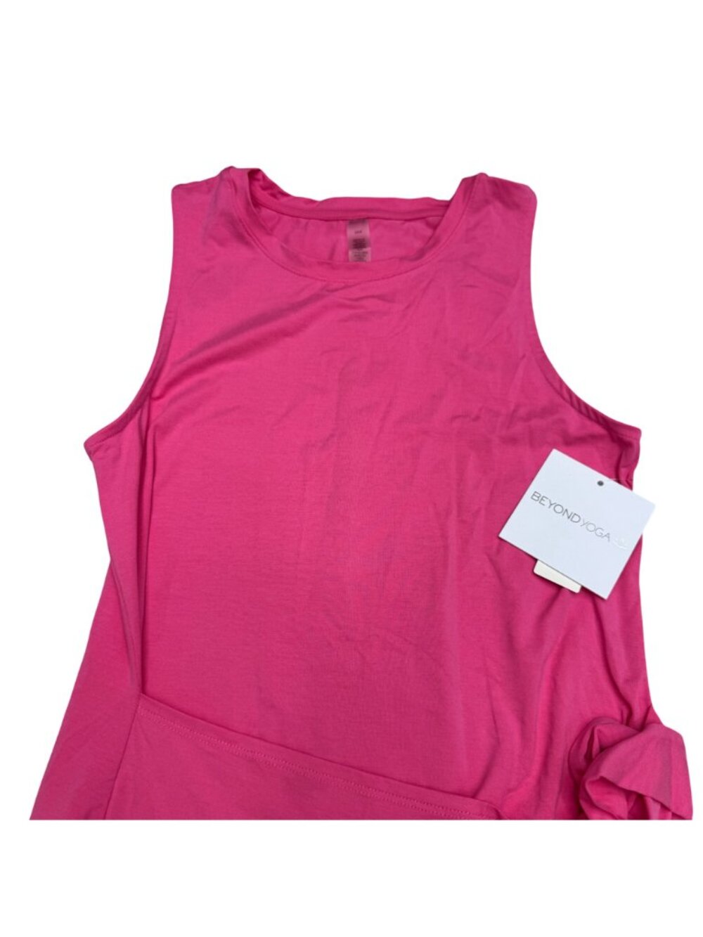 NWT Beyond Yoga Women's Sleeveless Pink Dress Made In USA, Size M - Picture 3 of 8